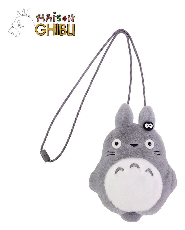 Mi vecino Totoro Bolso de peluche con cordón Big Totoro 20 x 15 cm