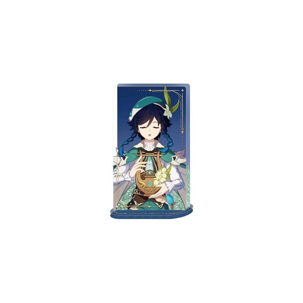 Genshin Impactl Adorno acrílico con purpurina Venti 11 cm - Z POP Toys