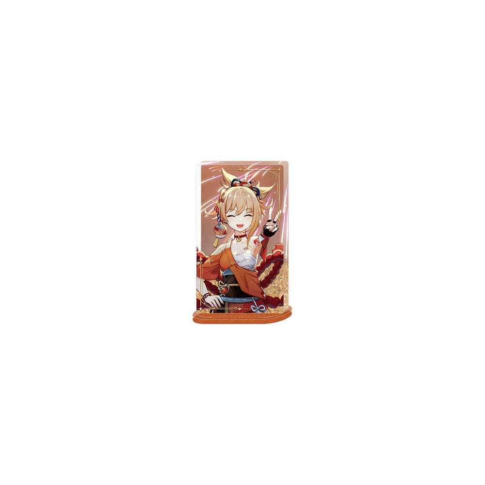 Genshin Impactl Adorno acrílico con purpurina Yoimiya 11 cm - Z POP Toys