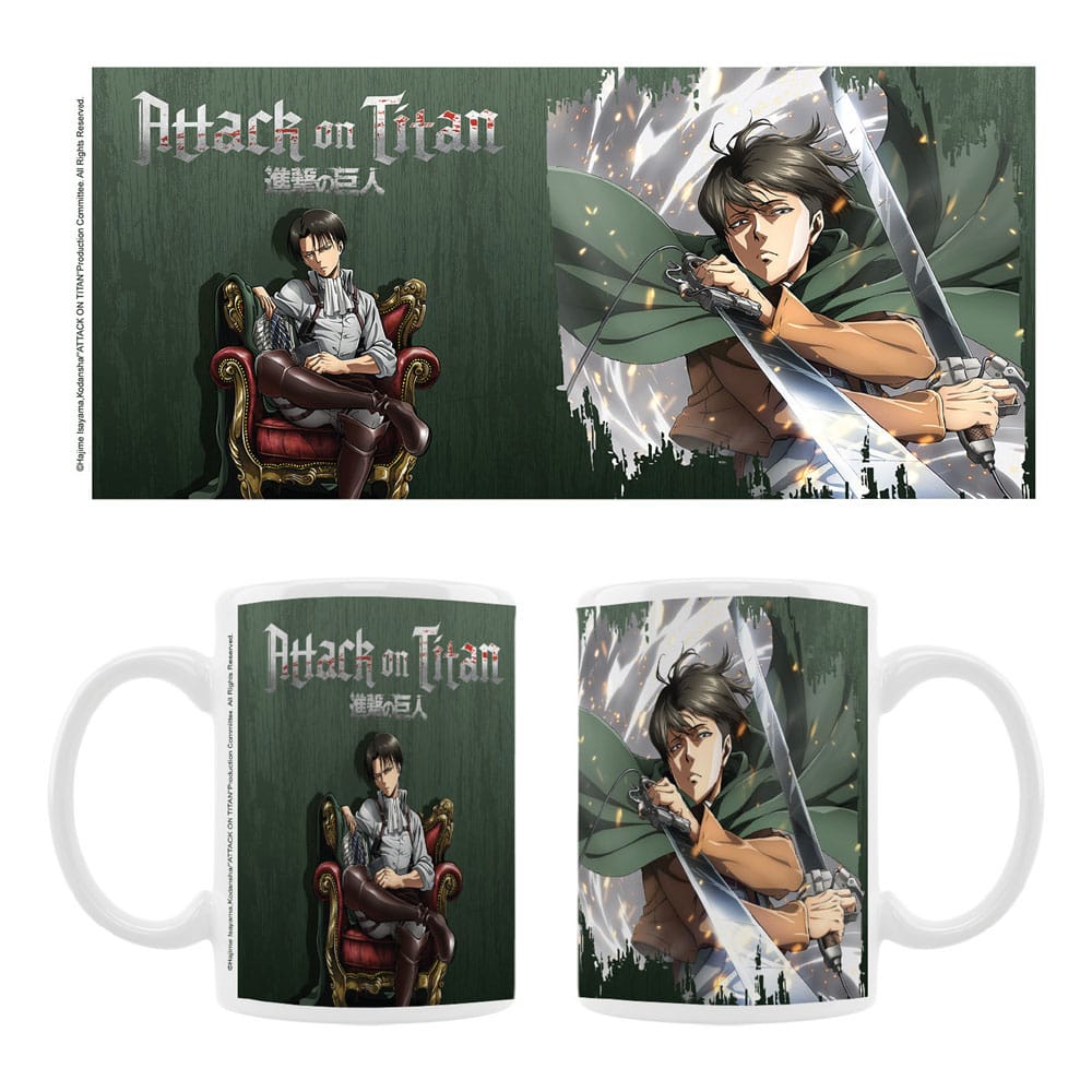 Attack on Titan Taza Cerámica Levi - Z POP Toys