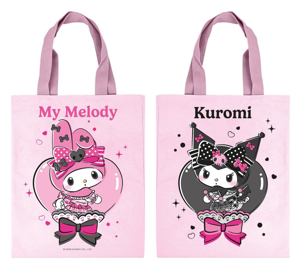 Sanrio Bolsa Pink Black Party Series My Melody & Kuromi