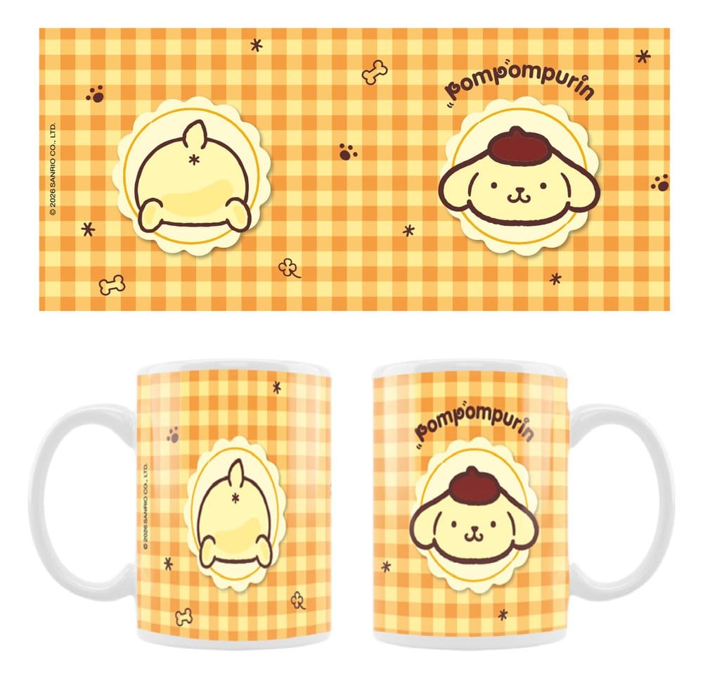 Sanrio Taza Pompompurin Squishy Cute Purin 01