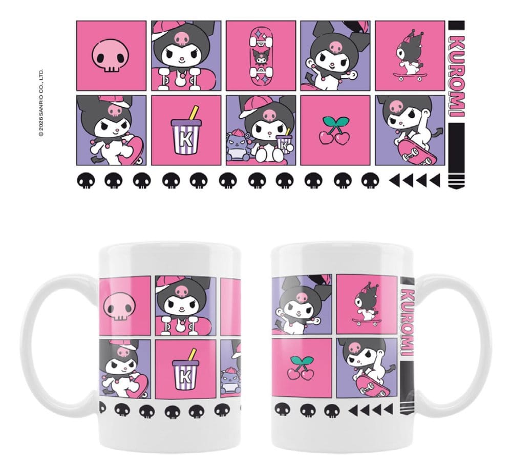 Sanrio Taza Kuromi Sk8 For Life