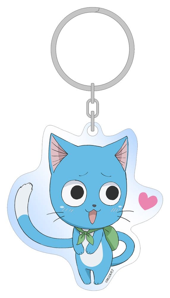 Fairy Tail: 100 Years Quest Llavero de acrílico Happy 6 cm