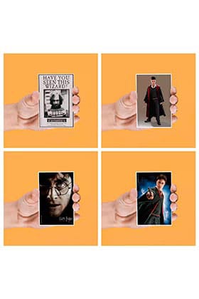 Harry Potter Set de 4 Imanes