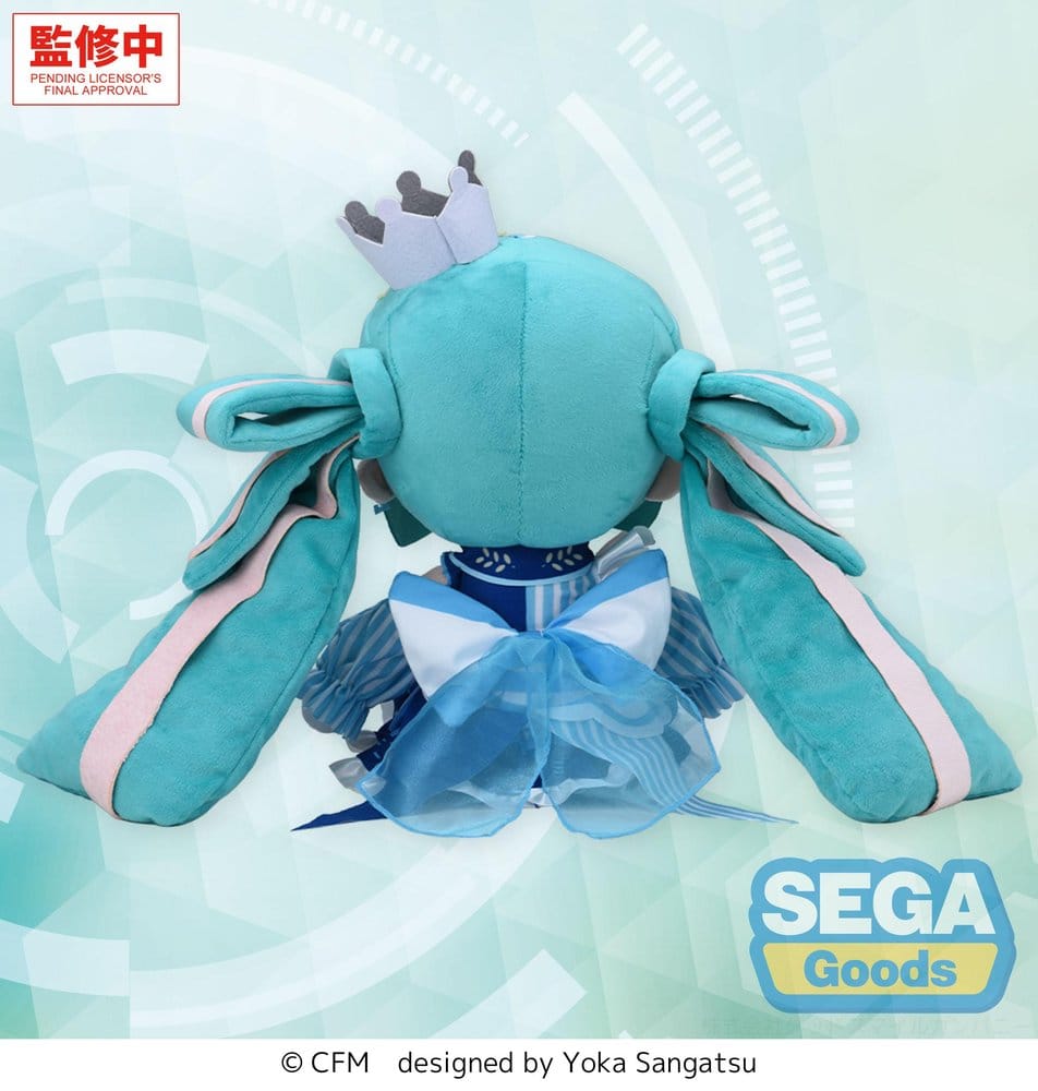 Character Vocal Series 01: Hatsune Miku Peluche Fuwa Petit Hatsune Miku LAWSON 50th Anniversary Special LIVE L 30 cm