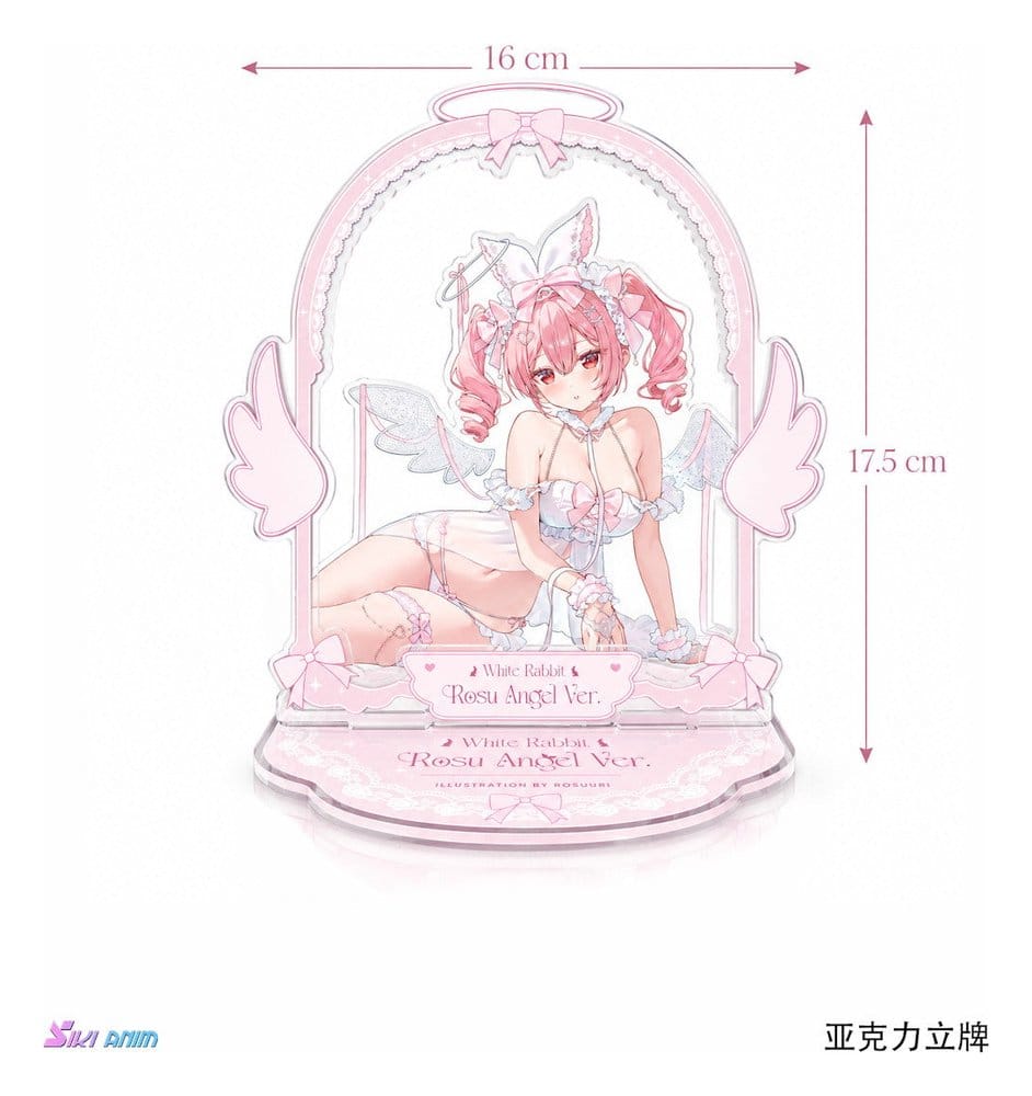 Original Character Figura PVC 1/4 White Rabbit Rosu Angel Ver. Illustrated by Rosuuri Bonus Edition 23 cm