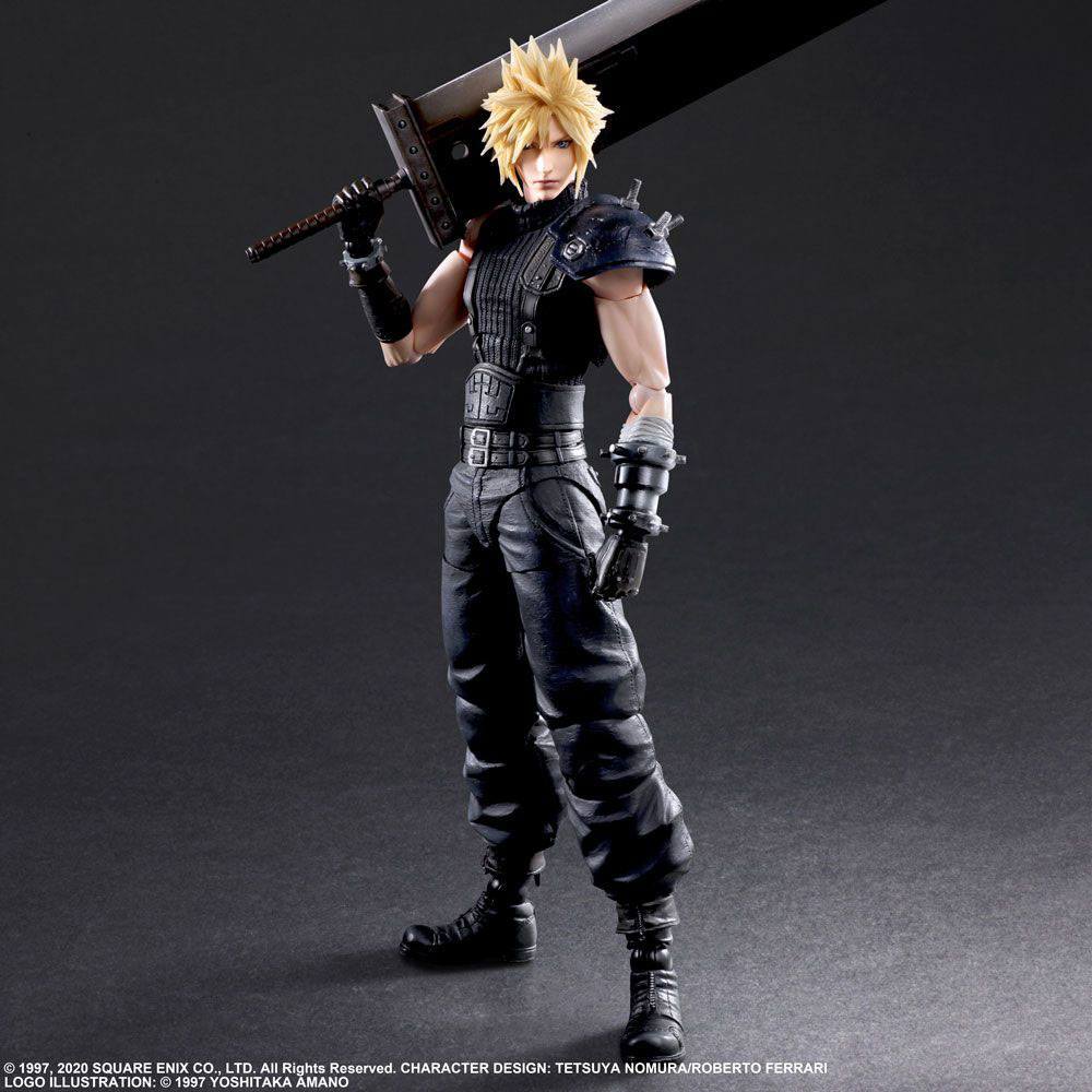 Final Fantasy VII Remake Play Arts Kai Figura Cloud Strife Ver. 2 27 cm