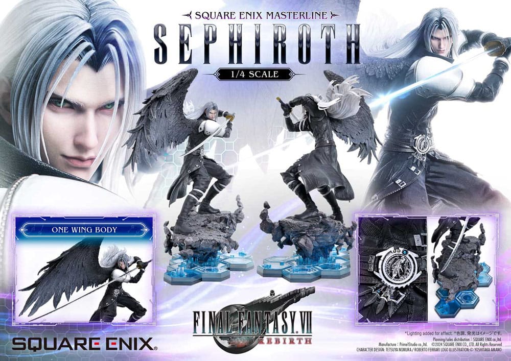 Final Fantasy VII Rebirth Estatua 1/4 Sephiroth 69 cm
