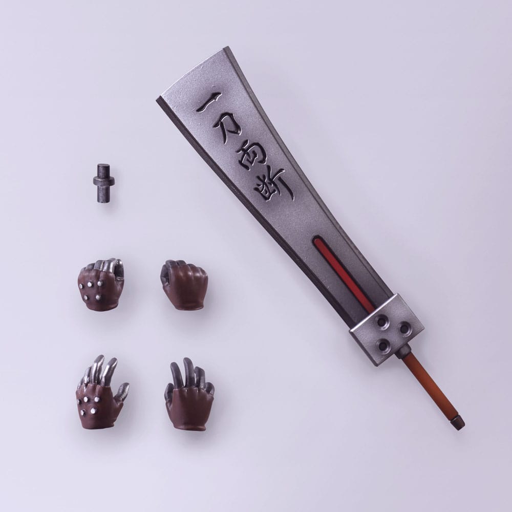 Final Fantasy VII Bring Arts Figura Cloud Strife Hardedge Ver. 15 cm