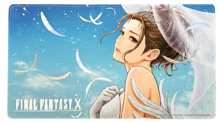 Final Fantasy X Tapete de juego Yuna Wedding Dress Foil Stamp Ver. 61 x 34 cm