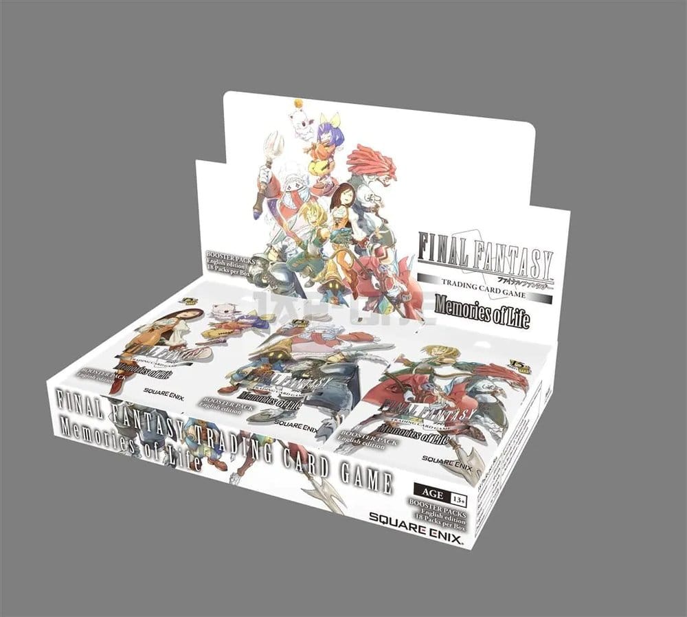 Final Fantasy Juego de Cartas Coleccionables Memories of Life Box *Edición Francesa*