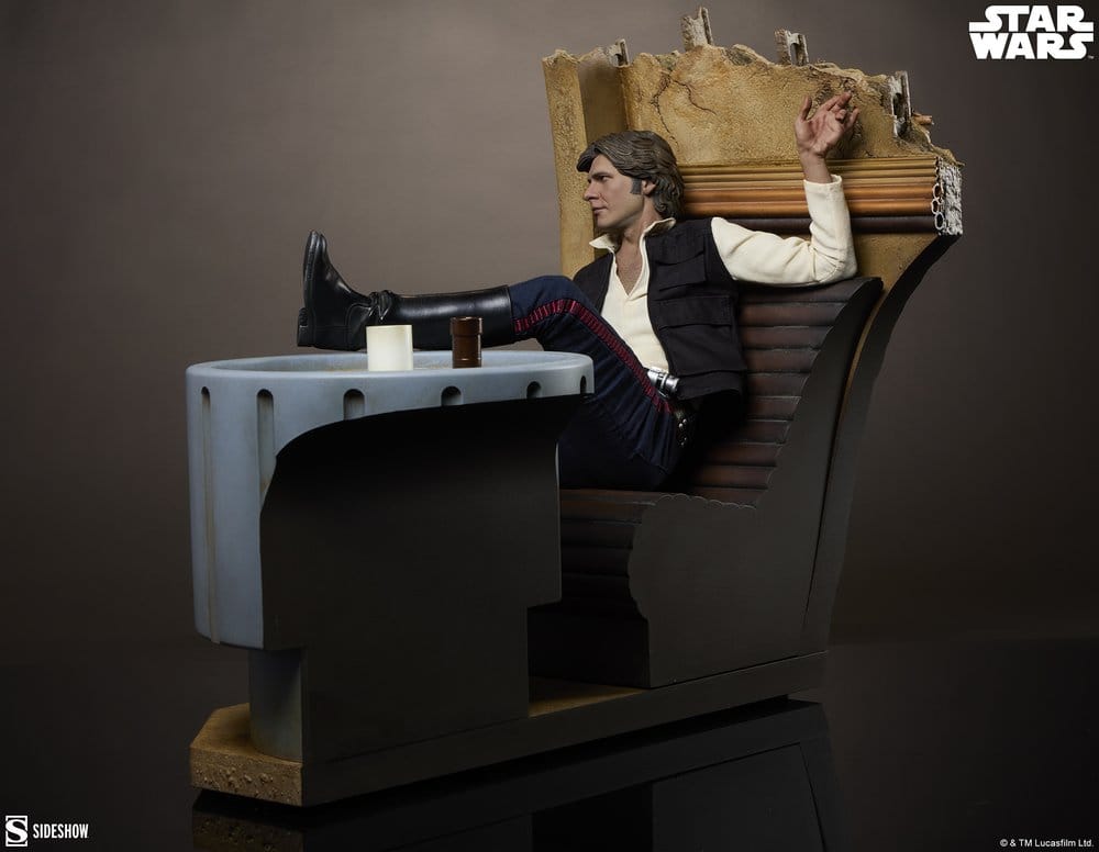 Star Wars Episode IV Mixed Media Estatua Premium Format Han Solo: Sorry About the Mess 32 cm