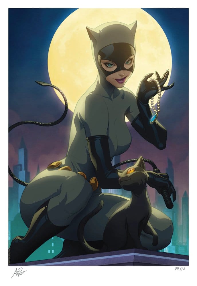 DC Comics Litografia Catwoman: Batman the Animated Series 46 x 61 cm - sin marco