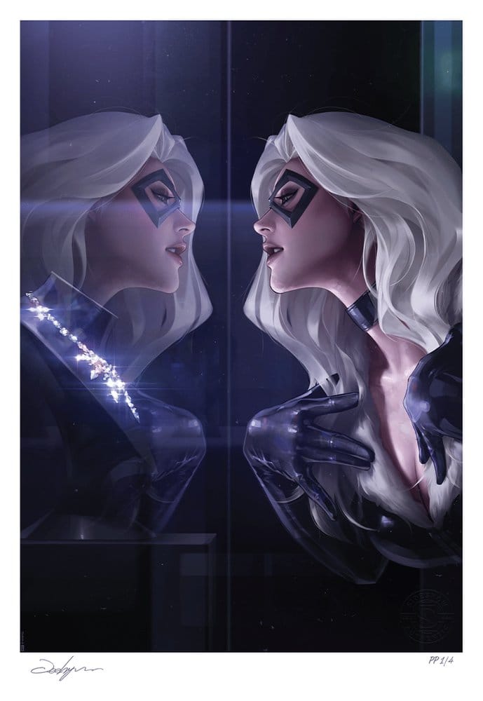 Marvel Litografia Black Cat 46 x 61 cm - sin marco