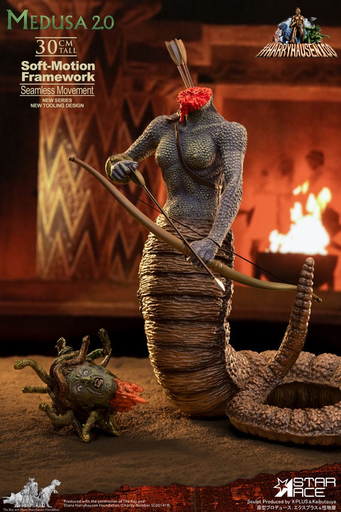 Ray Harryhausens Estatua Soft-Motion Series Medusa 30 cm