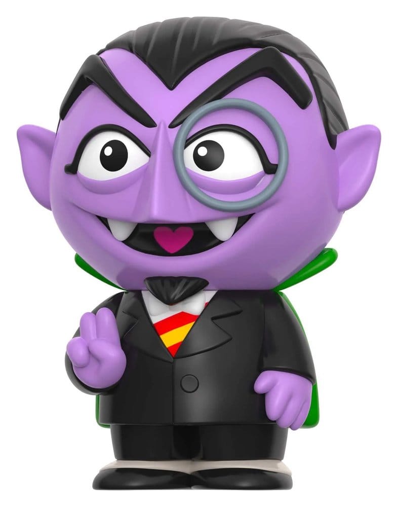 Barrio Sésamo Figura Soft Vinyl Fun! Fun! Wave 01 - Count von Count 18 cm