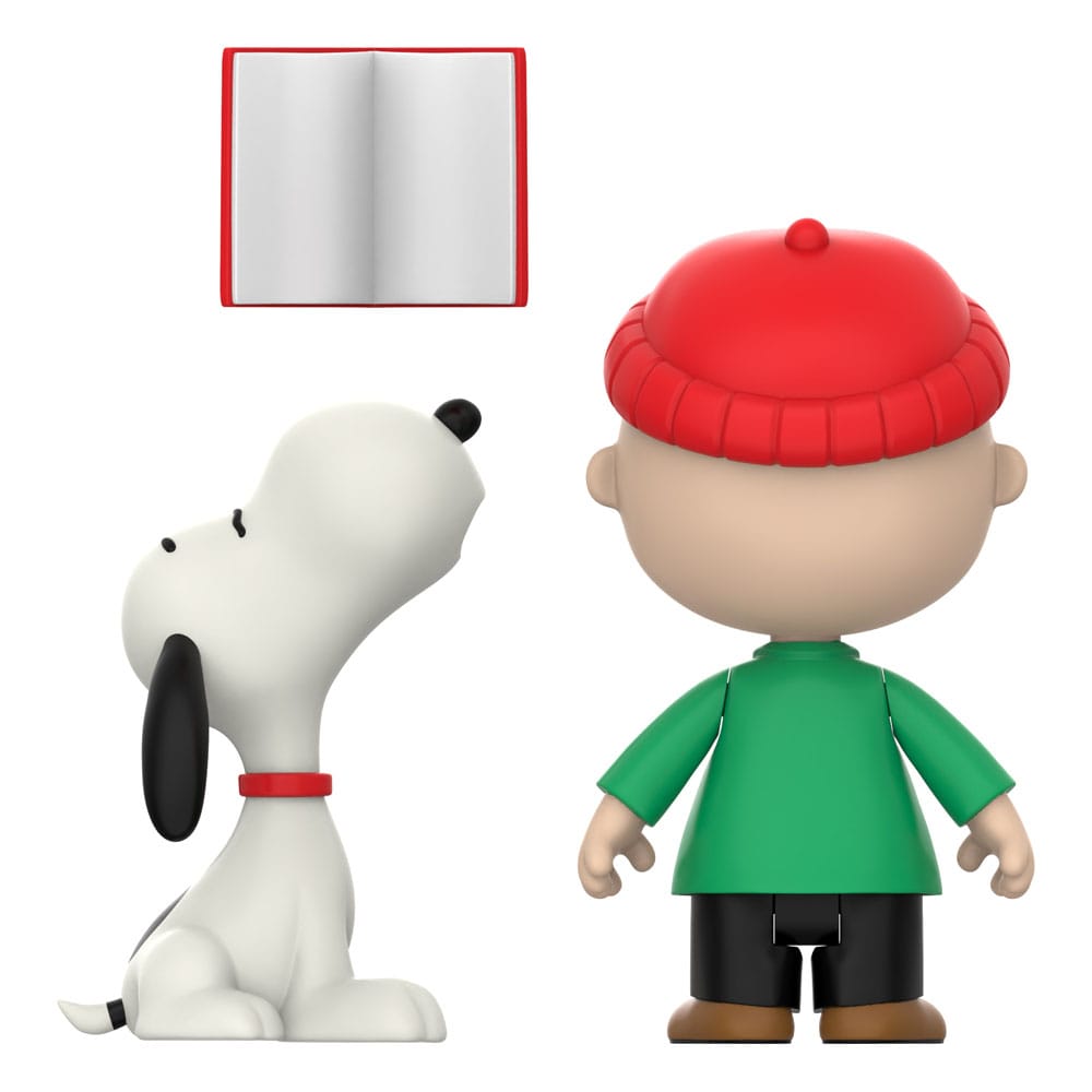 Peanuts pack de 2 Figuras ReAction Brown and Snoopy (Caroling) 10 cm - Z POP Toys