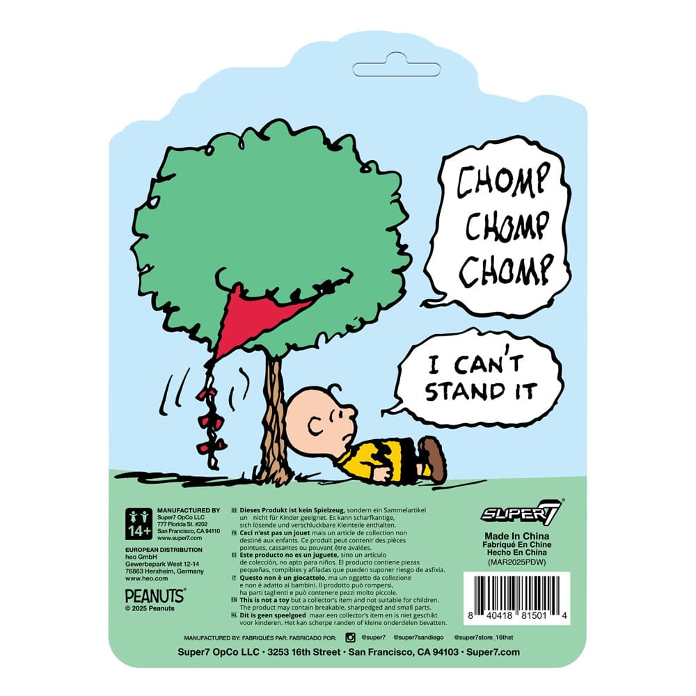 Peanuts Figura ReAction Charlie Brown and the Kite-Eating Tree (Comic Panel) 9 cm - Z POP Toys