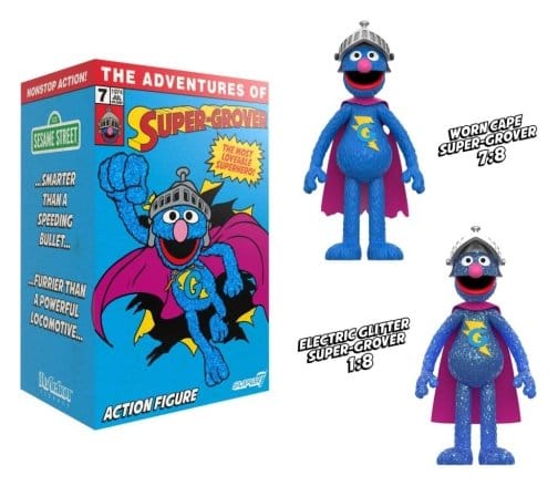 Barrio Sésamo ReAction Figura Super Grover (W/Chase)