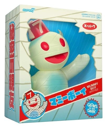 Super7 Vinyl Figura Mummy Boy (Glow w/ Fez)