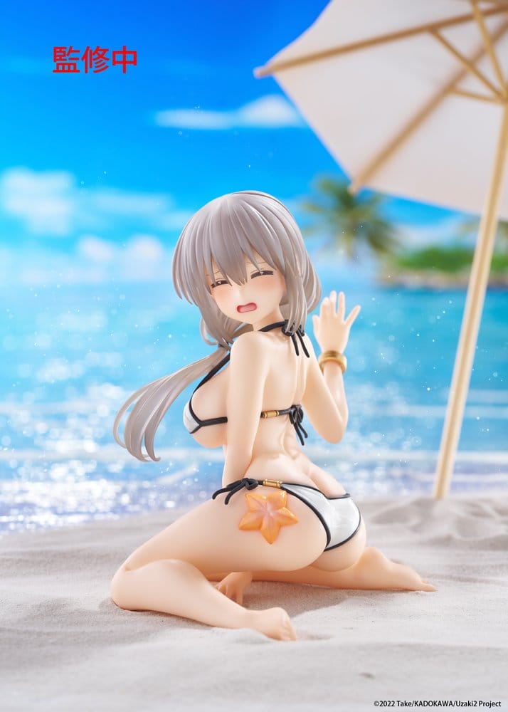 Uzaki-chan Wants to Hang Out! Estatua PVC Desktop Cute Figure Tsuki Uzaki (Swimwear Ver.) 13 cm