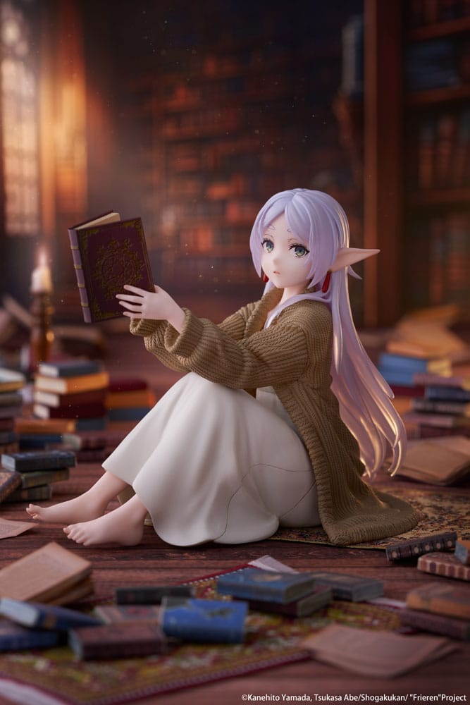Frieren: Beyond Journey's End Estatua PVC Desktop Cute Figure Frieren Roomwear Ver. 13 cm - Z POP Toys