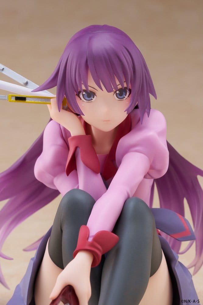 Monogatari Estatua PVC Desktop Cute Figure Hitagi Senjougahara 13 cm