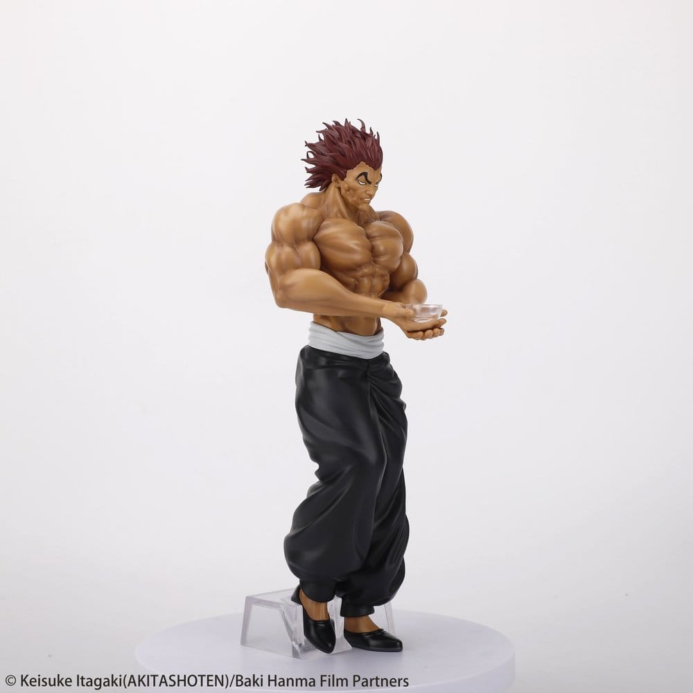 Baki the Grappler Figura PVC 28Fig Yujiro Hanma (Imaginary Meal Ver.) 28 cm