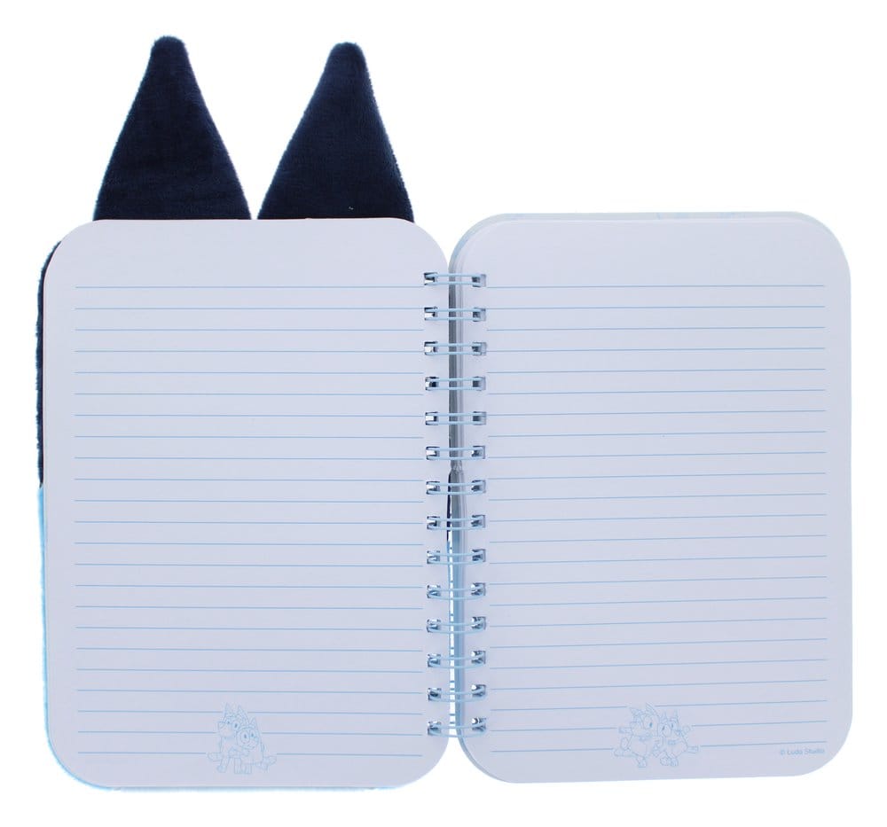 Bluey Libreta de Peluche Azul