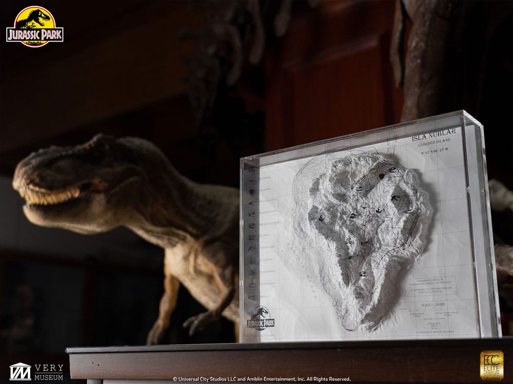 Jurassic Park Mapa topográfico Isla Nublar - Z POP Toys