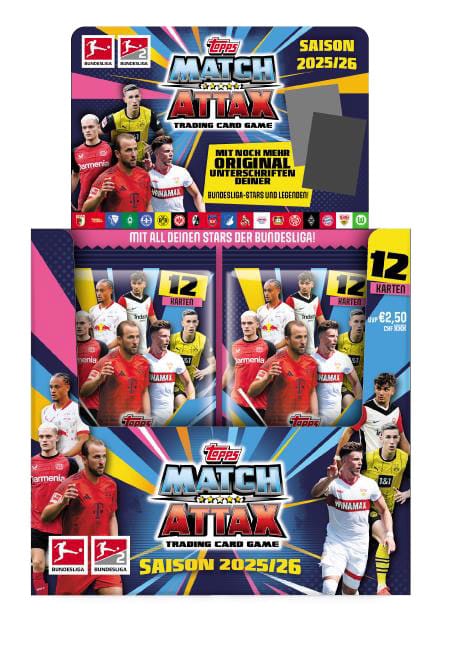 Bundesliga Match Attax Cartas Coleccionables 2025/26 Caja de Sobres (36)