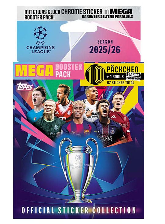 Liga de Campeones de la UEFA 2025/26 Sticker Collection Mega Eco Pack