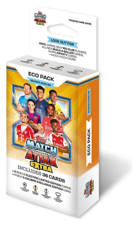 UEFA Champions League Match Attax Extra Cartas Coleccionables 2025/26 Eco Pack