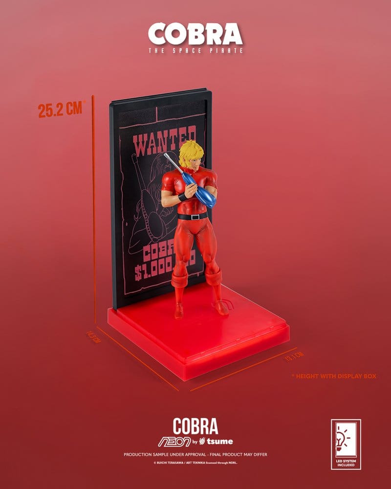 Cobra Figura Neon 1/9 Cobra The Space Pirate 20 cm