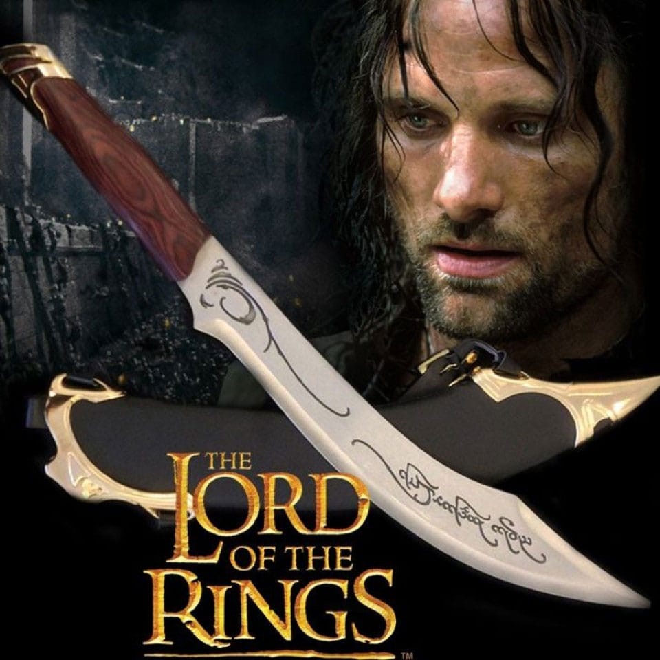 El Señor de los Anillos Réplica 1/1 Cuchillo élfico de Aragorn 50 cm - Z POP Toys