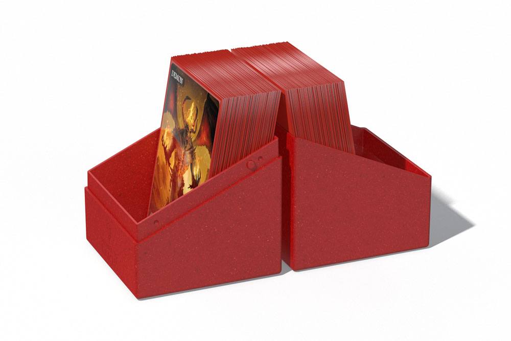 Ultimate Guard Return To Earth Boulder Deck Case 100+ Tamaño Estándar Rojo