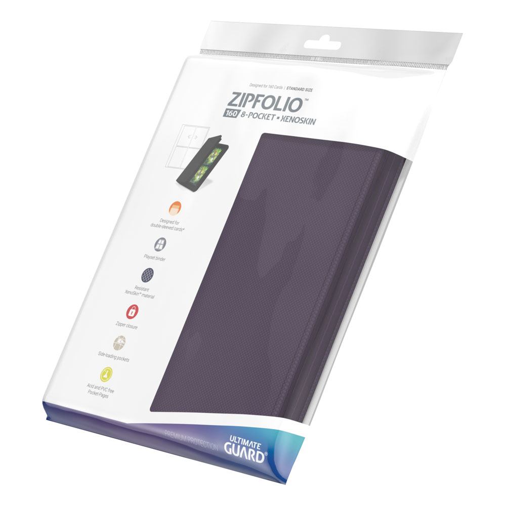 Ultimate Guard Zipfolio 160 - 8-Pocket XenoSkin Violeta