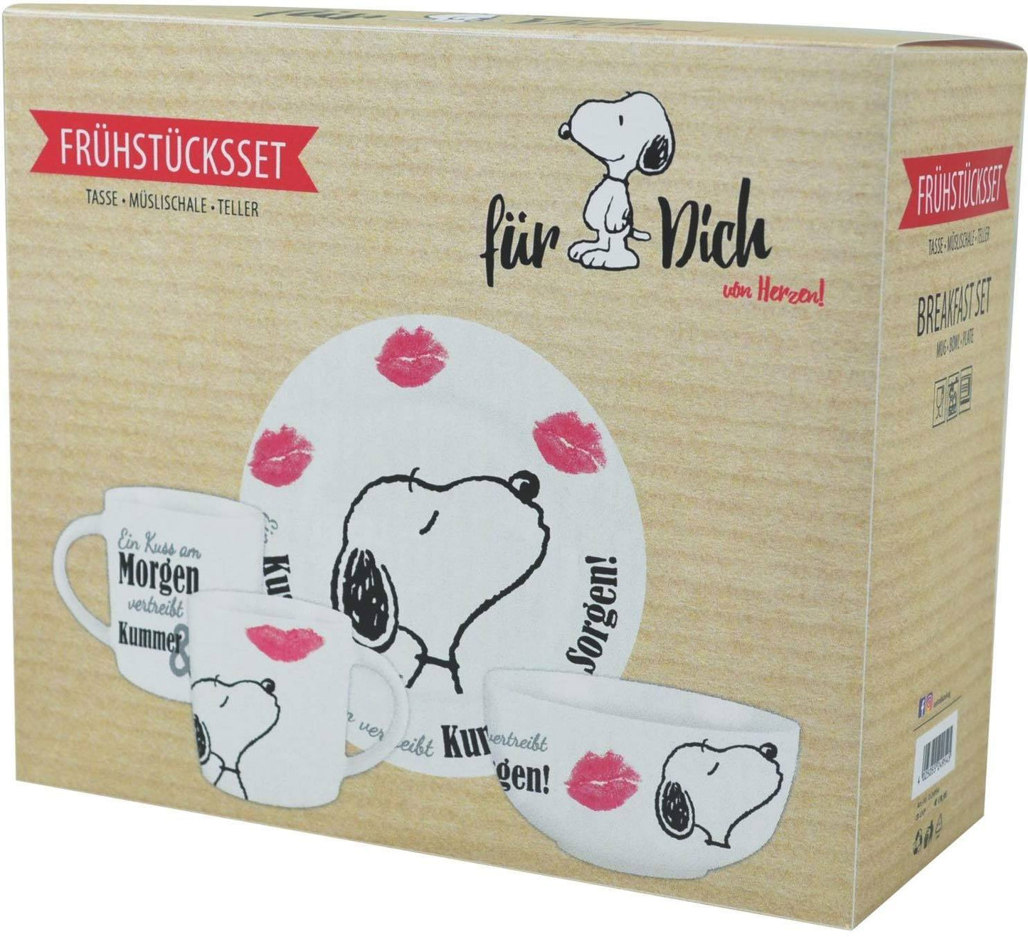 Peanuts Pack Desayuno Snoopy