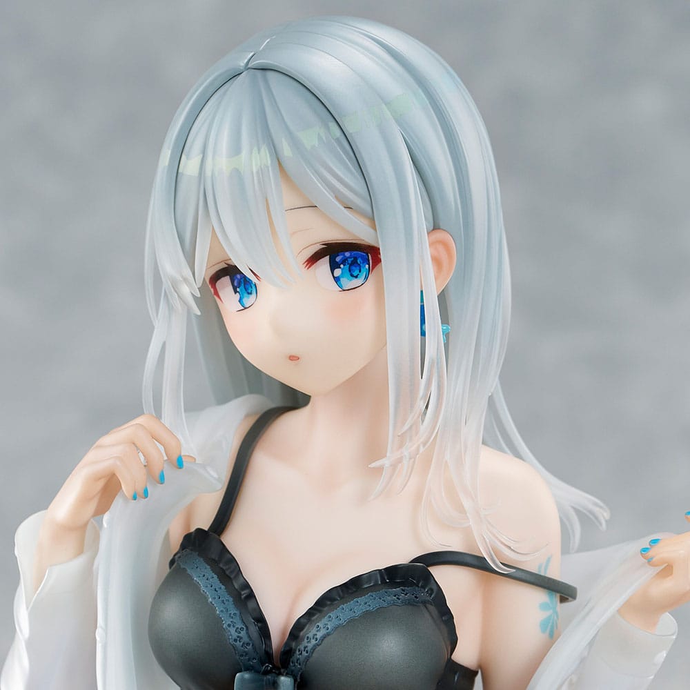 Original Character Estatua PVC 1/7 Silver-Haired Girl Sky Blue Morning Special Outfit Ver. by Fuumi Illustration 16 cm