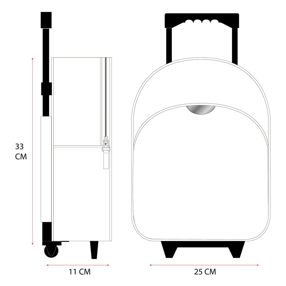 Hello Kitty Mochila Trolley Follow The Rainbow 33 cm