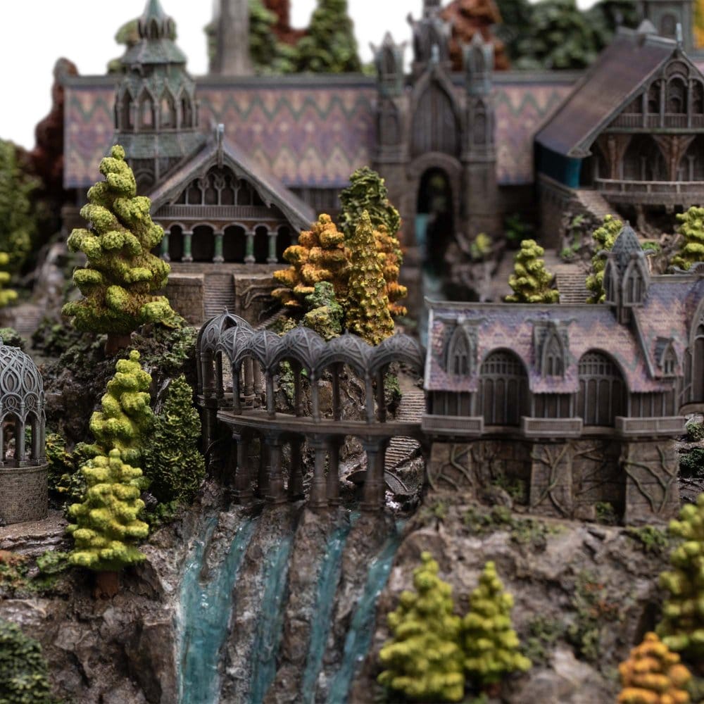 El Señor de los Anillos Entorno en Miniatura Rivendell 28 cm