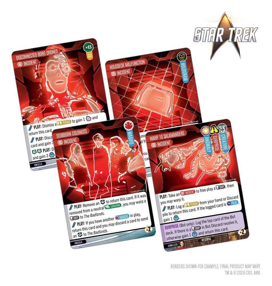 Star Trek: Captain's Chair Juego de Cartas: Resistance is Futile *Edición Inglés*
