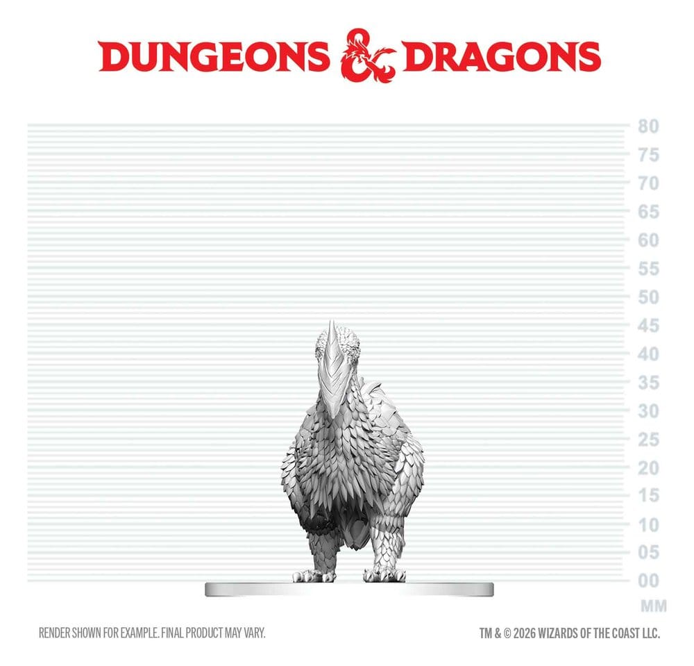 D&D Nolzur's Marvelous Miniatures Figura Mini Axe Beak 4 cm
