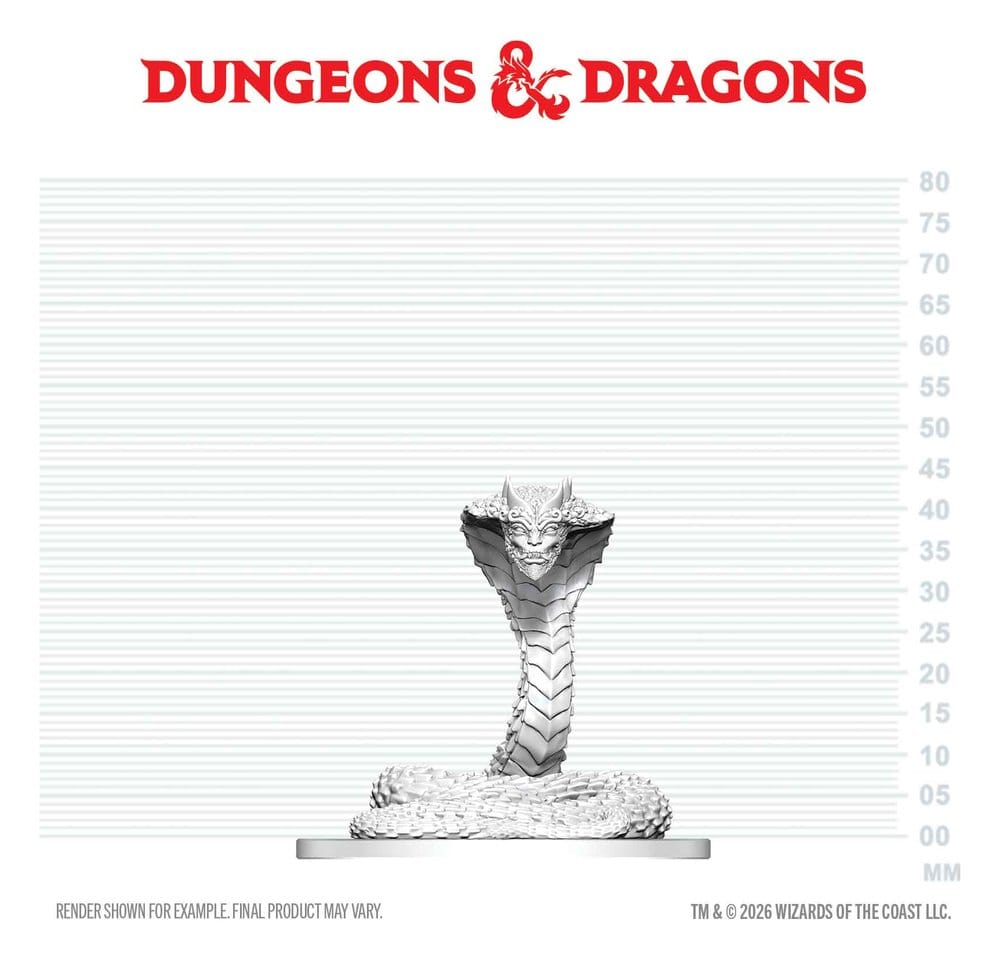 D&D Nolzur's Marvelous Miniatures Figura Mini Guardian Naga 6 cm