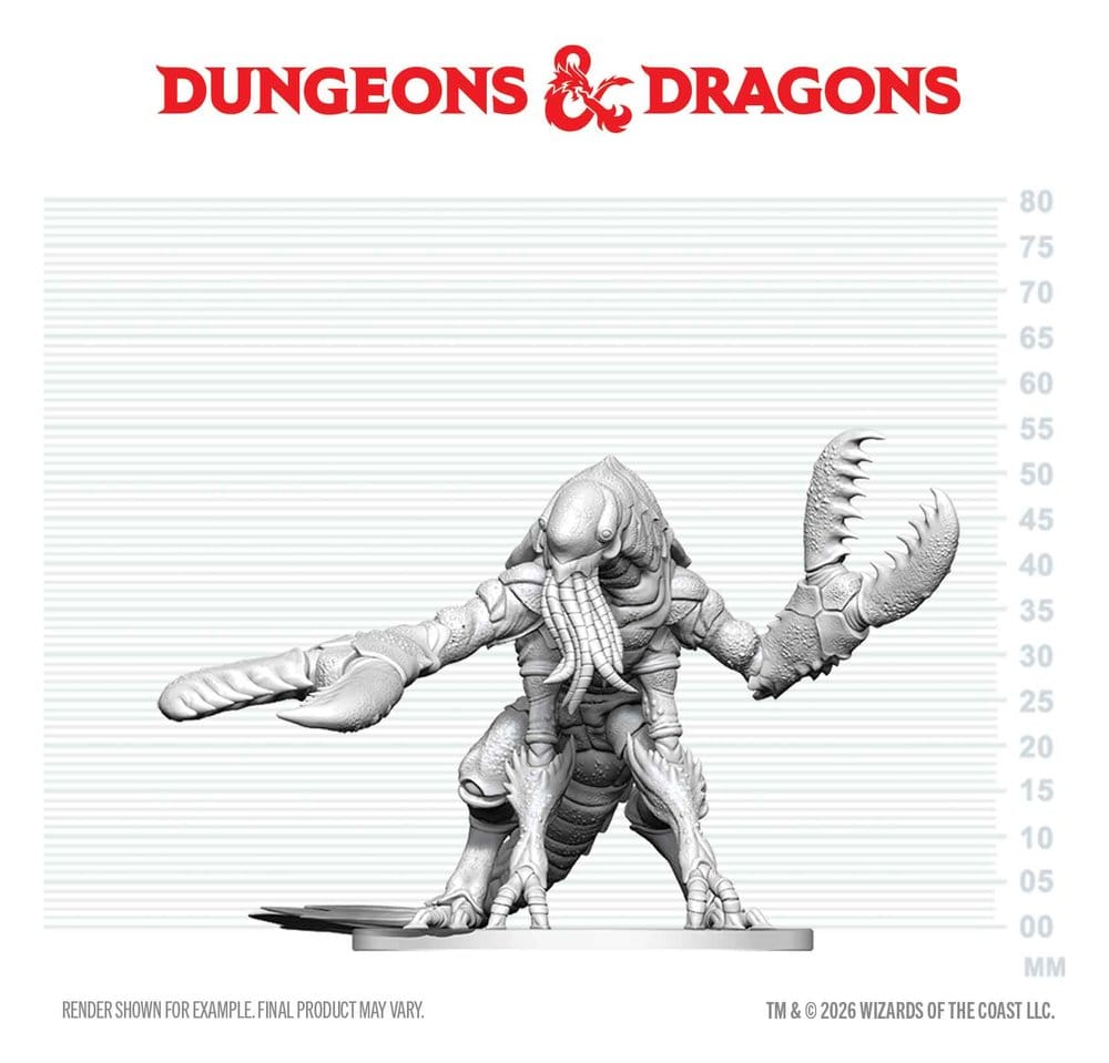 D&D Nolzur's Marvelous Miniatures Figura Mini Chuul 6 cm