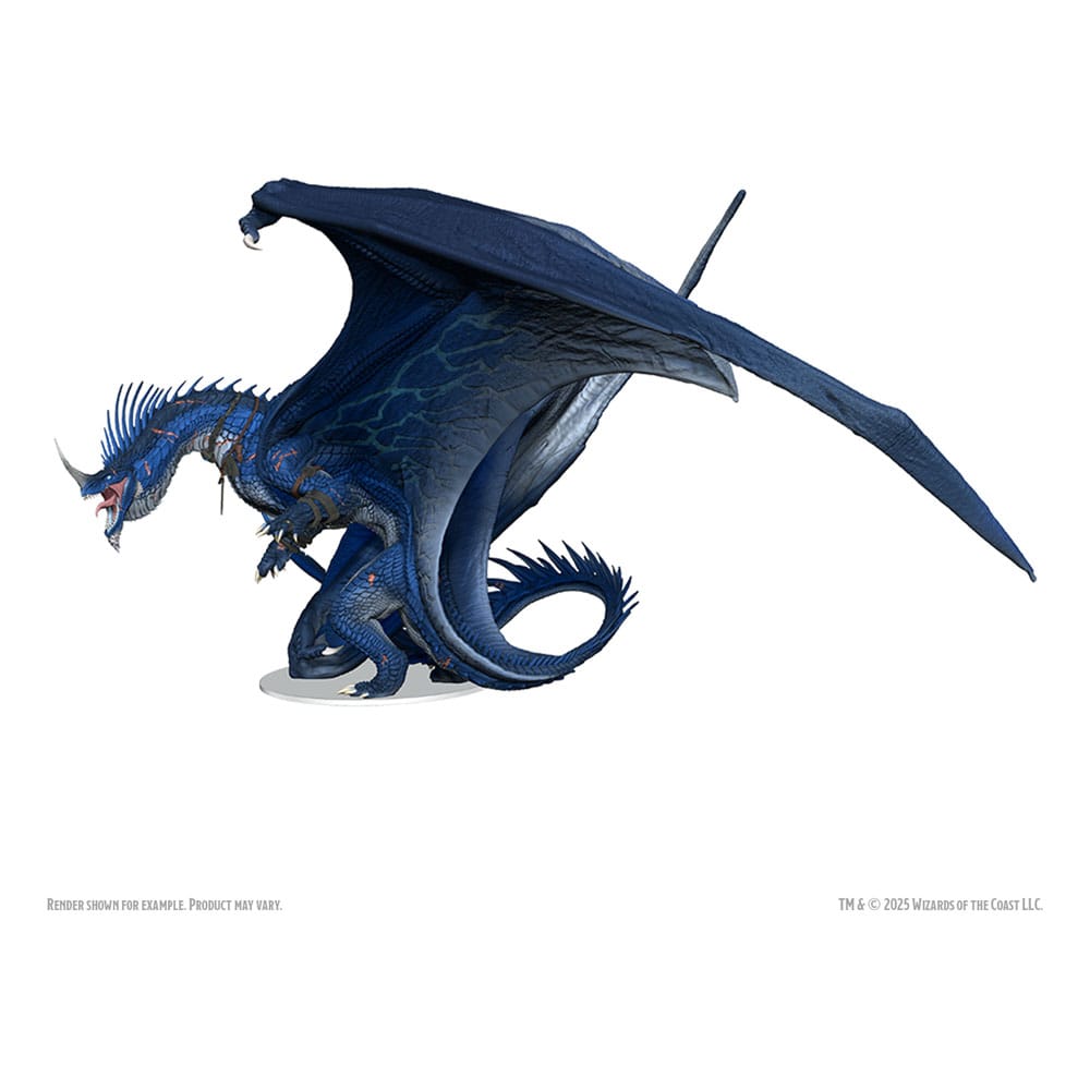 D&D Icons of the Realms Miniatura pre pintado "Boxed Miniature" Ancient Blue Dragon 20 cm - Z POP Toys