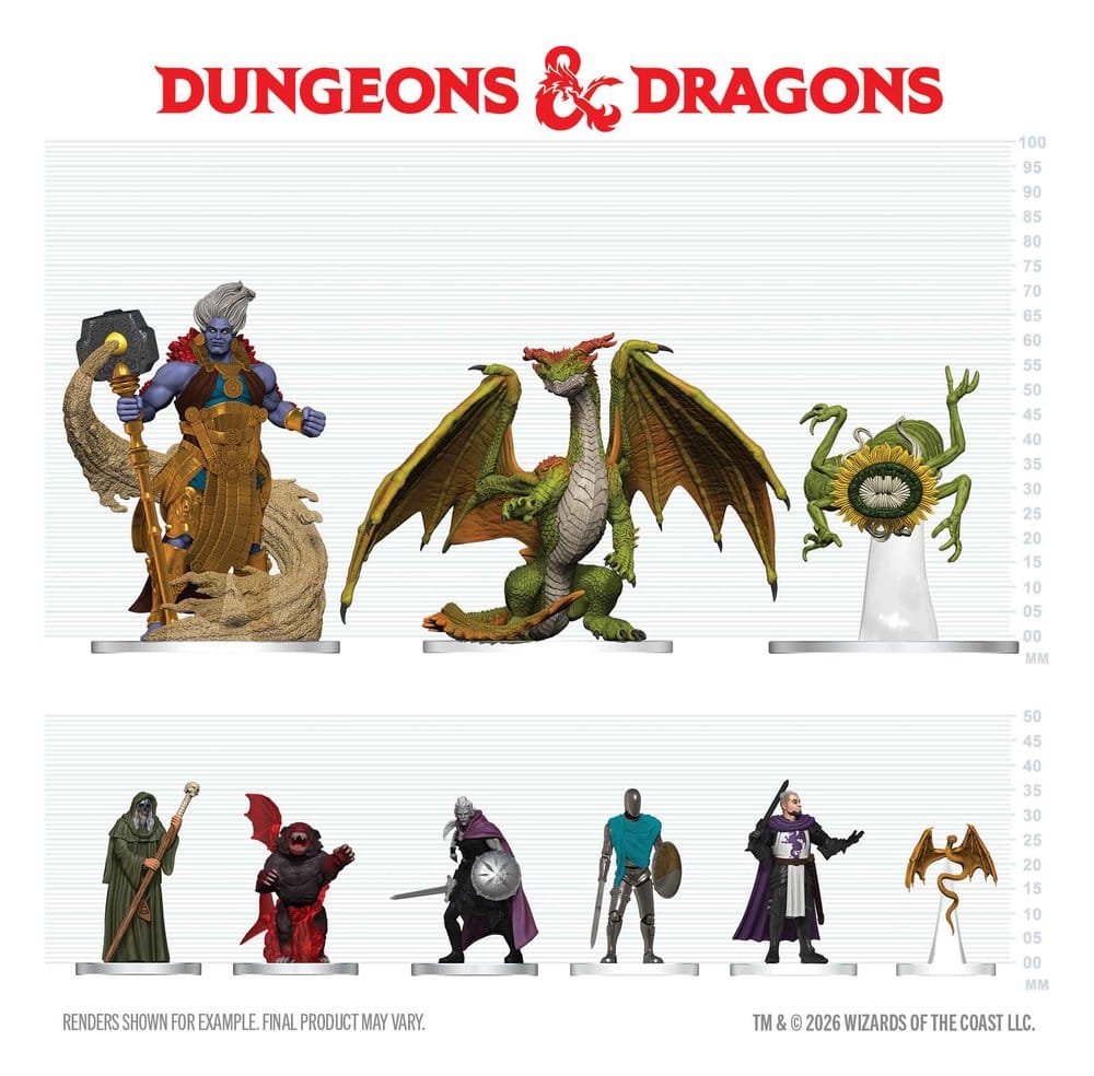 D&D Icons of the Realms Ladrillo de 10 boosters Aventuras en Faerûn (Set 41) 13 cm