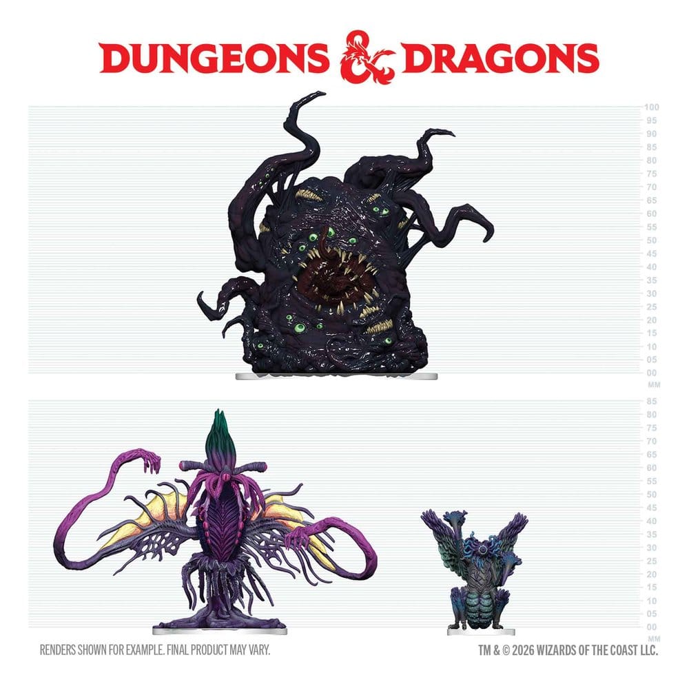 D&D Icons of the Realms Boxed Miniaturas prepintadas Eldritch Enemies of Ravenloft