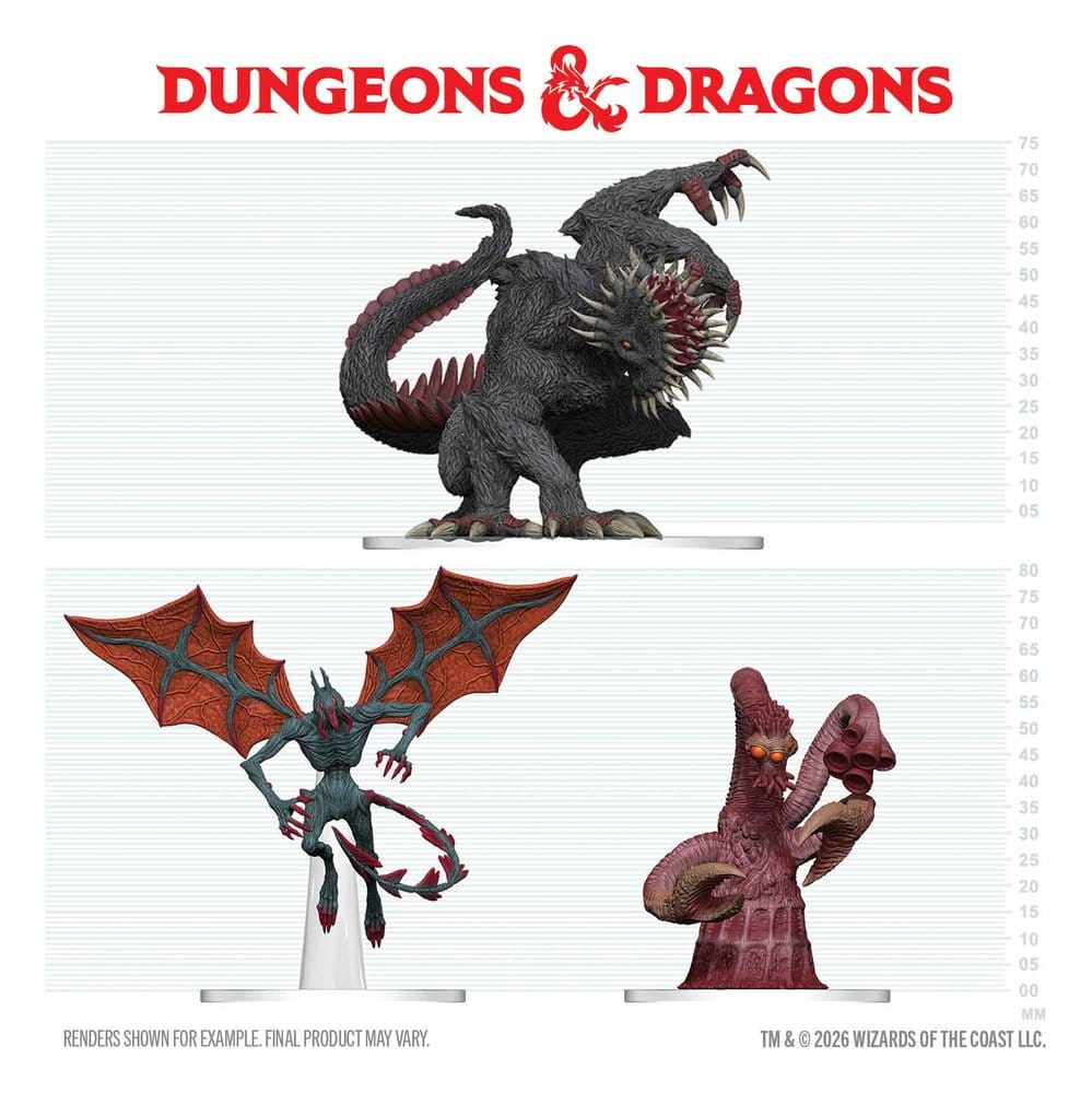 D&D Icons of the Realms Boxed Miniaturas prepintadas Maddening Monsters of Ravenloft